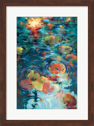 Framed Dancing on Water Print