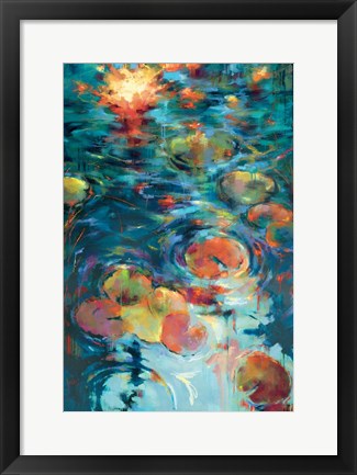 Framed Dancing on Water Print