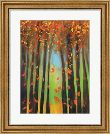 Framed Colors of Fall II Print