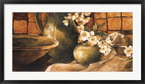 Framed Tiled Still Life I Print