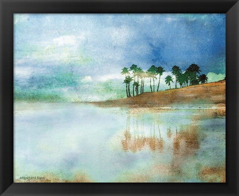 Framed Palm Coast Beach Print