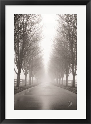 Framed Curious Road Print