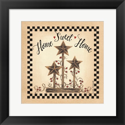 Framed Home Sweet Home Print