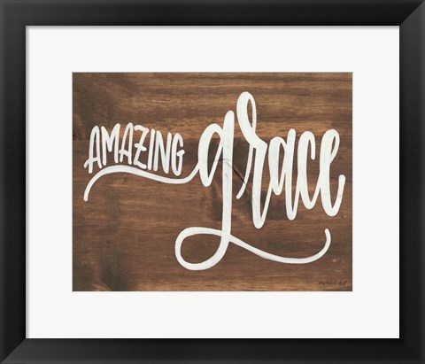 Framed Amazing Grace Print