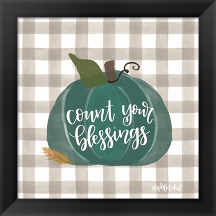 Framed Count Your Blessing Print