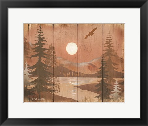 Framed Full Moon II Print