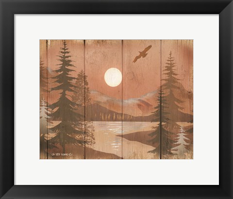 Framed Full Moon II Print