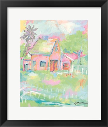 Framed Sherbet House Print