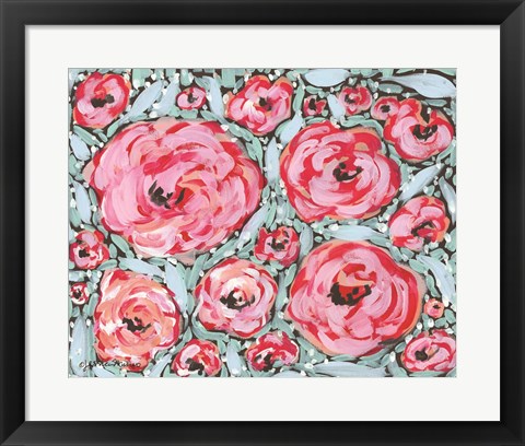 Framed Rose Party Print