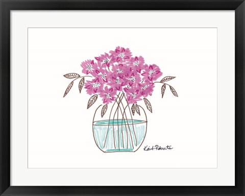 Framed Flower for Brooke Print