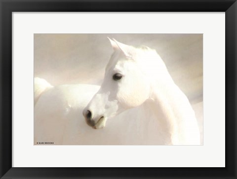 Framed White Arab II Print