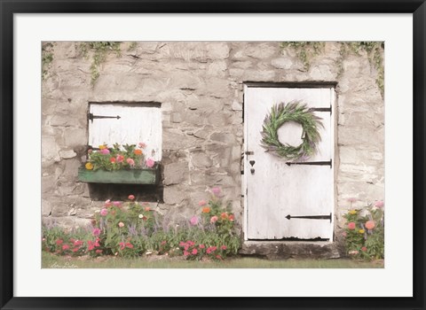 Framed Old Stone Cottage Print