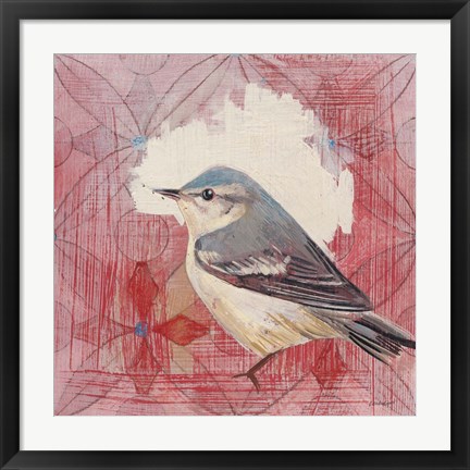 Framed Cerulean Warbler Print