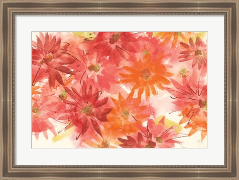 Framed Flowers Afield III Print