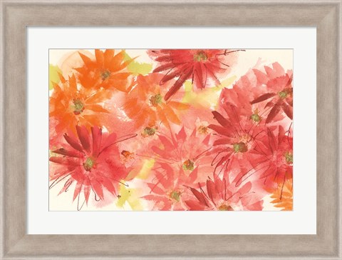 Framed Flowers Afield II Print