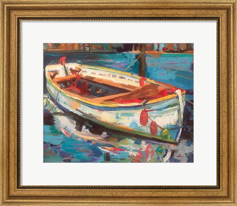 Framed Solo Boat Print