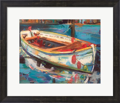 Framed Solo Boat Print