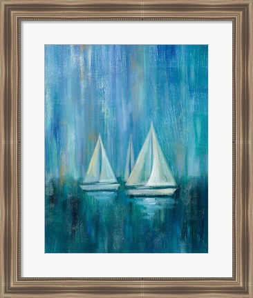 Framed Sailboat Simplicity II Print