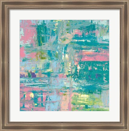 Framed Islands Abstract II Print