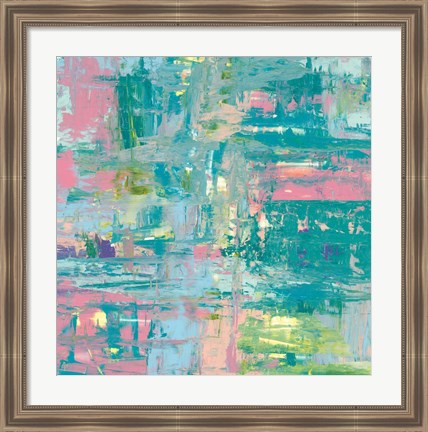 Framed Islands Abstract II Print