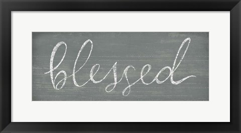 Framed Schoolhouse Blessed Print