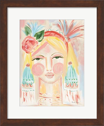 Framed Fresh Face II Neutral Print