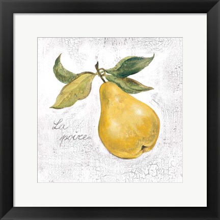 Framed La Poire on White Print