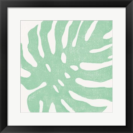 Framed Tropical Treasures Pastel I Print