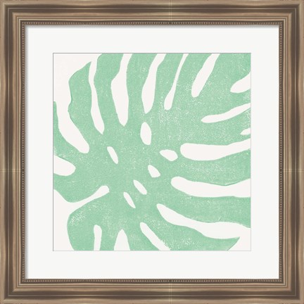 Framed Tropical Treasures Pastel I Print