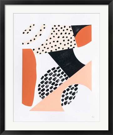 Framed Luminous Tumble II Print