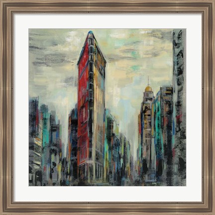 Framed Manhattan Flatiron Building Print