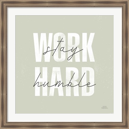 Framed Morning Affirmations IV Print