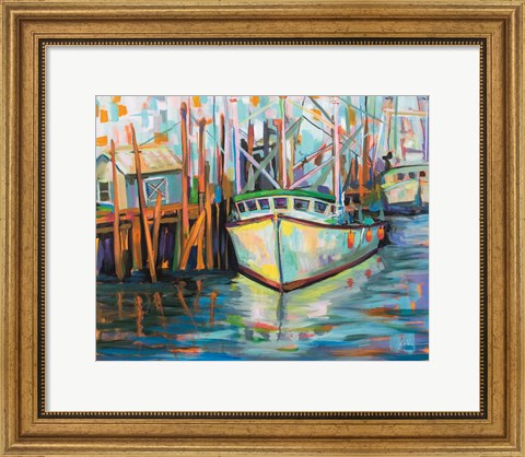 Framed At the Dock Print