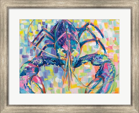 Framed Lilly Lobster II Print