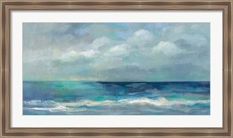 Framed Clouds and Sea Print