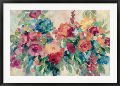 Framed Flower Market Print