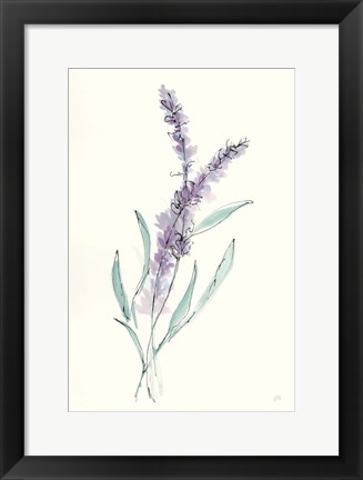 Framed Lavender IV Print