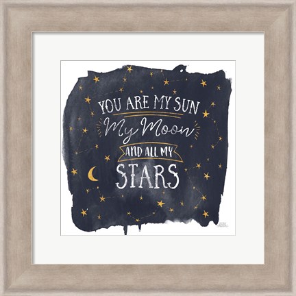 Framed Celestial Love IV Sq Print