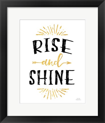 Framed Morning Motivation II Print