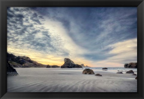 Framed Low Tide Print