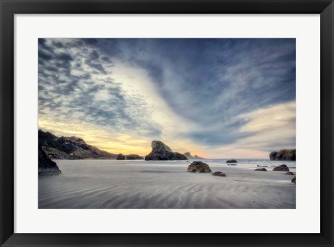 Framed Low Tide Print