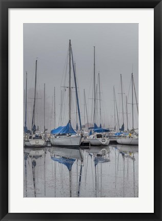 Framed Sailing Boats Print