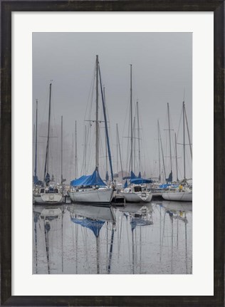Framed Sailing Boats Print