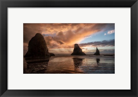 Framed Falling Sunsets Print