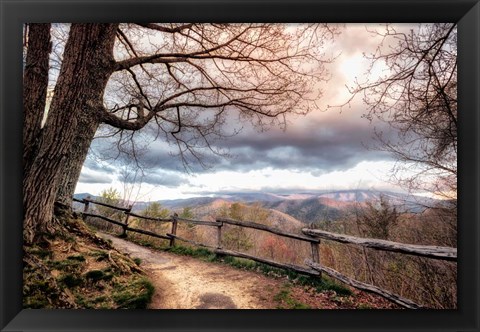 Framed Mountain Walks Print