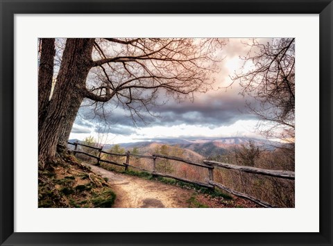 Framed Mountain Walks Print