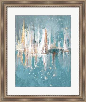 Framed Boats Slowly Fading Print