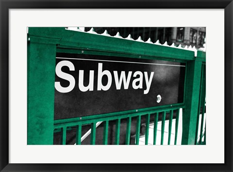 Framed Subway Print