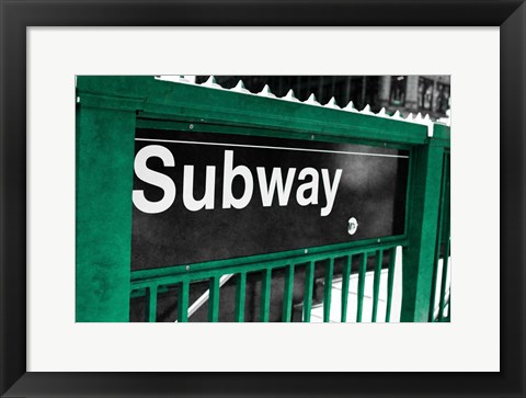 Framed Subway Print