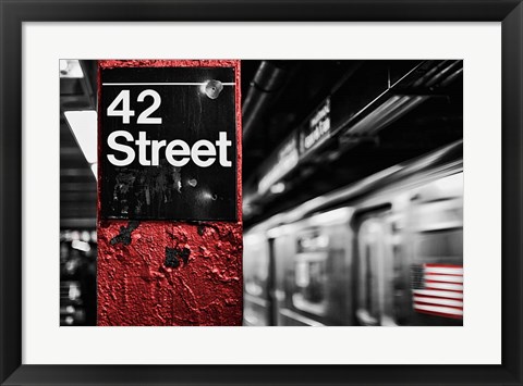 Framed 42nd St. Print